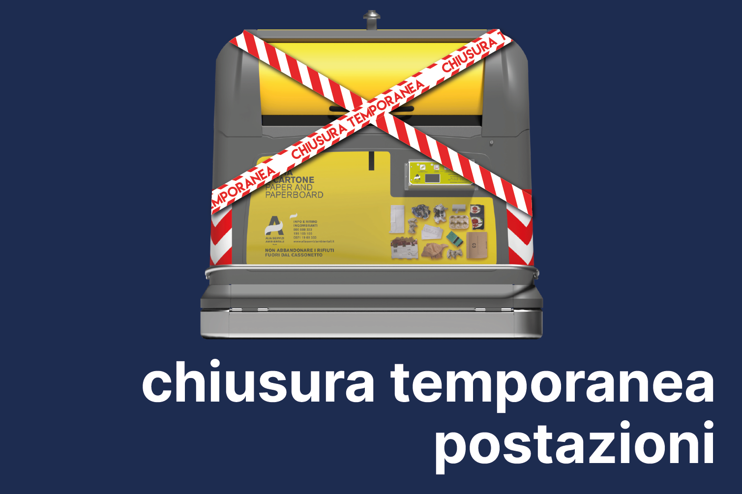 news cover blu chiusura temporanea postazioni